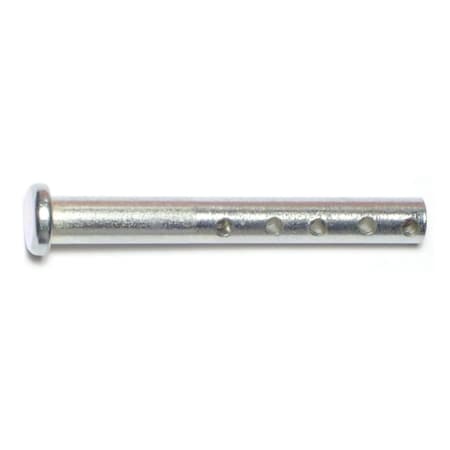 Midwest Fastener 1/4" x 2" Zinc Plated Steel Universal Clevis Pins 6PK 62641